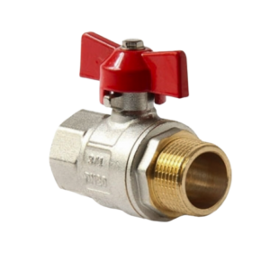 Кран бабочка латунный BH - Valve mini ball ø 1"